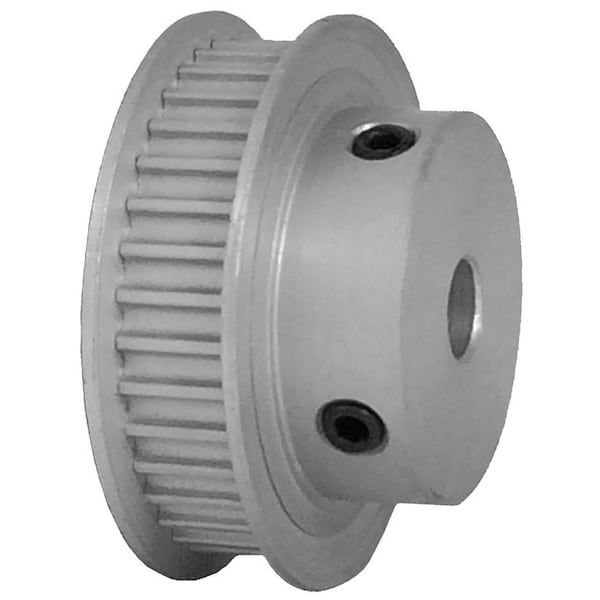 36-3M06-6FA3, Timing Pulley, Aluminum, Clear Anodized,